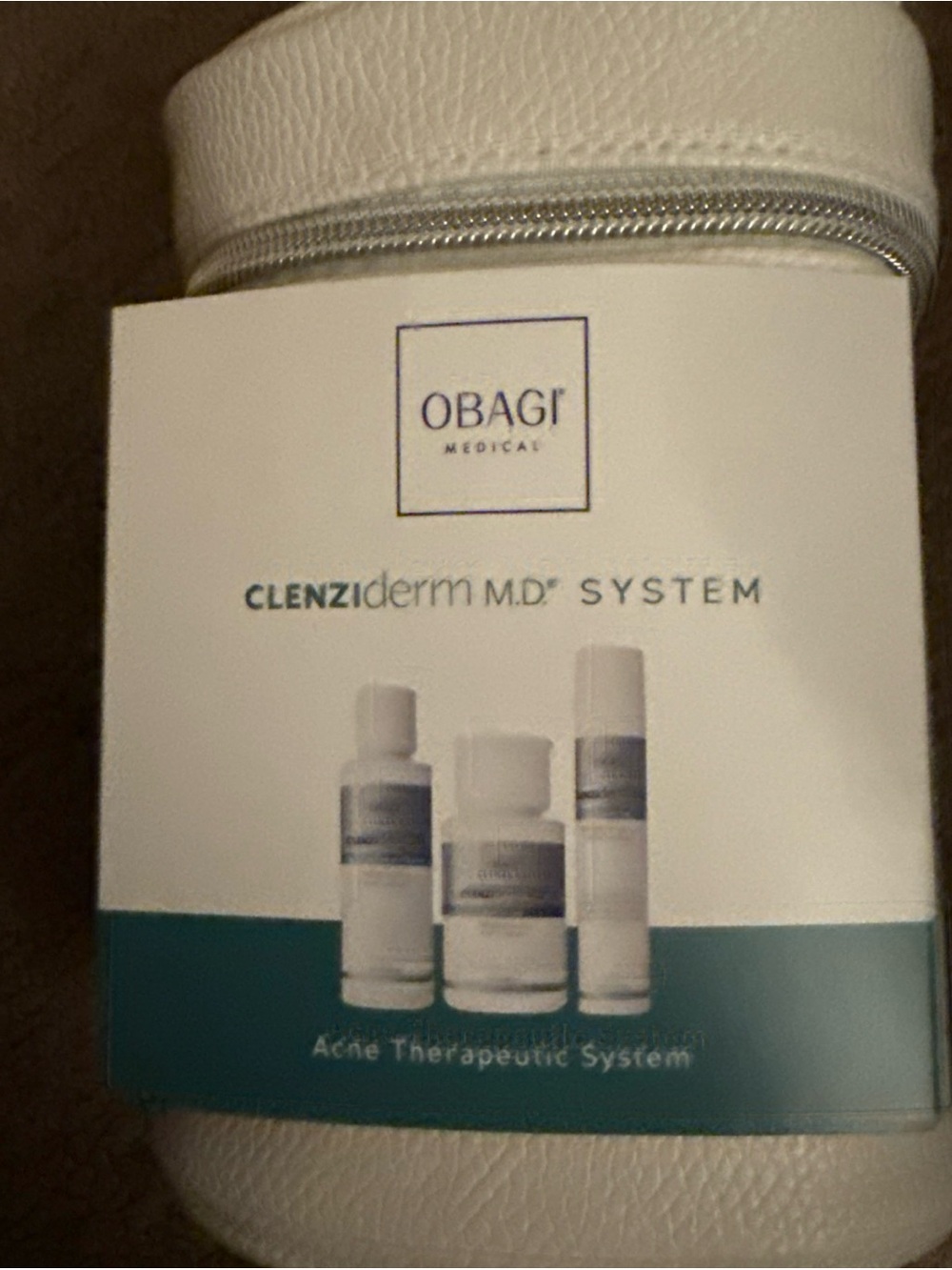 Obagi CLENZIderm M.D. System - White and Teal Packaging